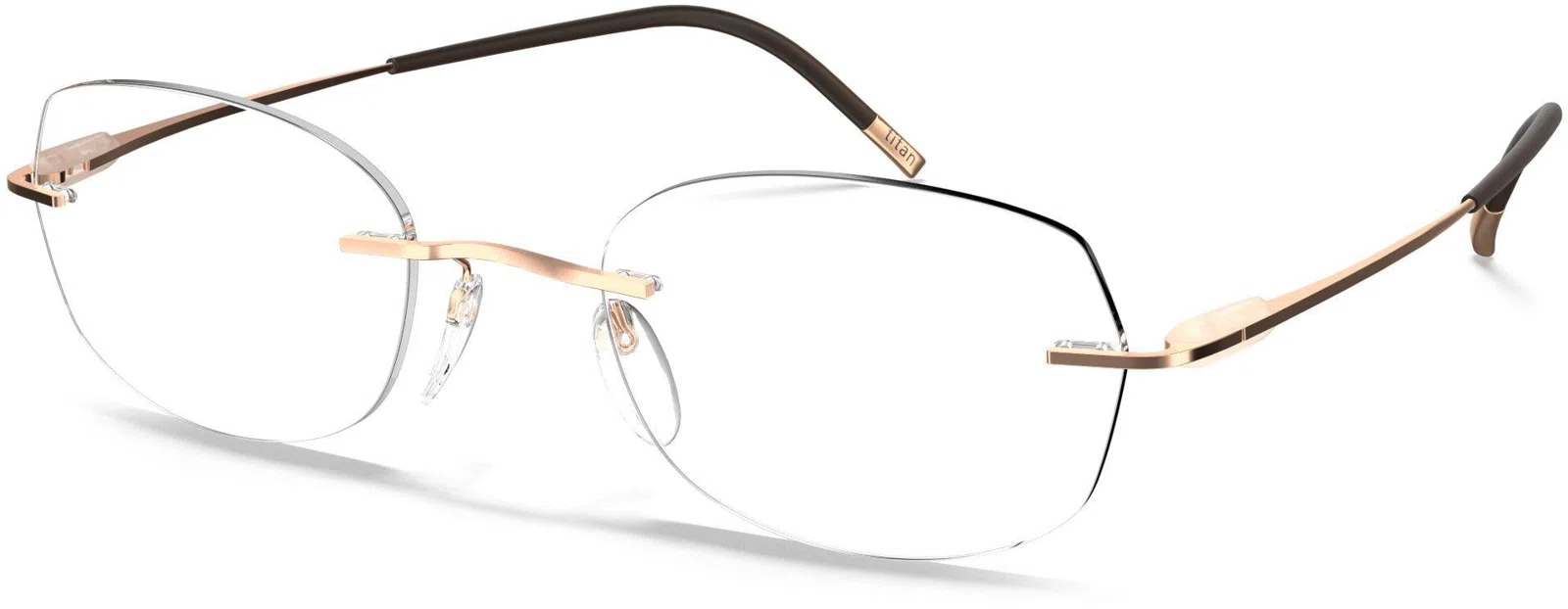 Silhouette Purist Color Groove Demo Rimless 5561 Eyeglasses - view 60